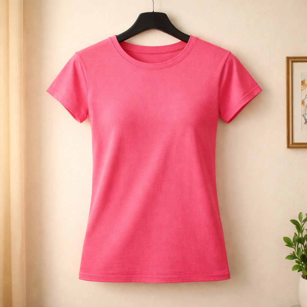 T-Shirt Femme Basique | 3 Coloris | Taille Unique 36-40 | Coton