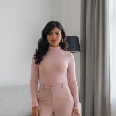 Women's lightweight turtleneck undershirt – Second-skin effect & trendy (various colours)