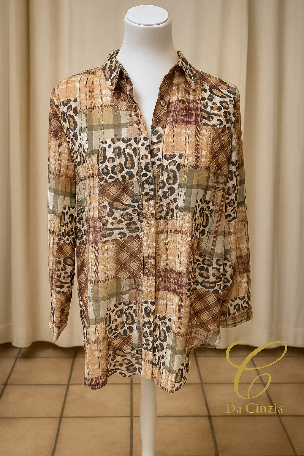 Chemise Patchwork Femme | Style Original & Tendance