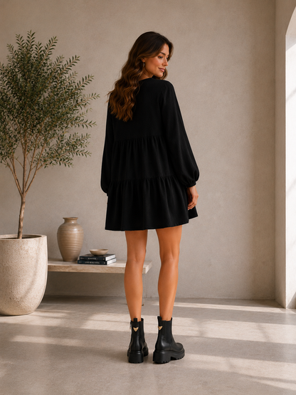 Bottines Noires Femme Semelle Crantée Épaisse | Boots Chic Confort
