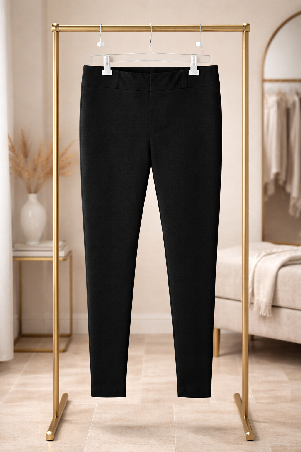 Pantalon Slim Noir à Strass – Coupe Gainante & Glamour | Giuliano | Da Cinzia