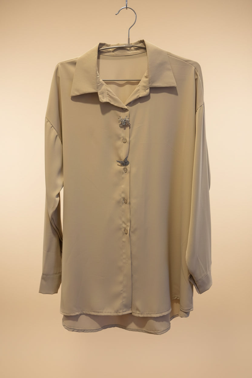 Women's long, flowing shirt – Chic & trendy elegance