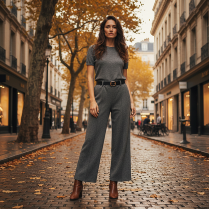 Pantalon Fluide Femme Taille Élastique Ceinture | 3 Coloris | Da Cinzia
