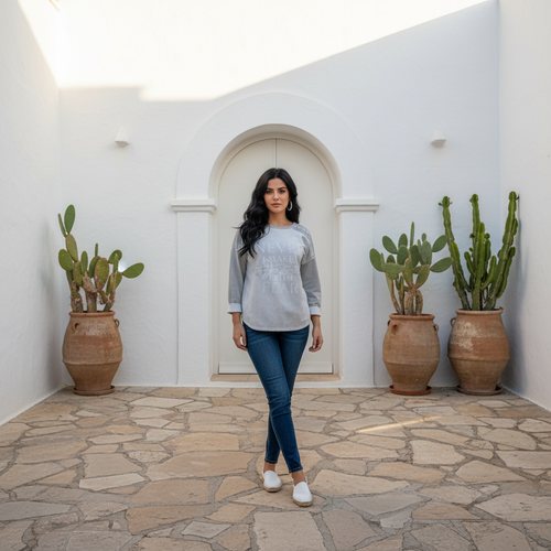 Sweat Gris – Never Make Decisions From Fear | Da Cinzia