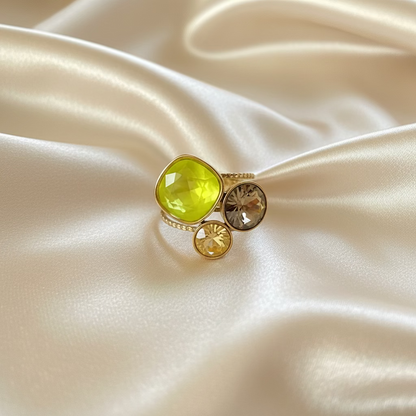 Bague Bohm Femme | Cristaux Multicolores | 18 Modèles au Choix
