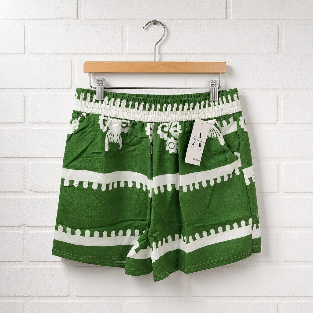 Short Imprimé Taille Élastique avec Poches – PS/ÉTÉ 2026