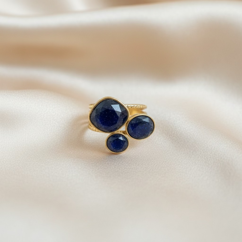 Bague Bohm Femme | Cristaux Multicolores | Collection en Constante Évolution