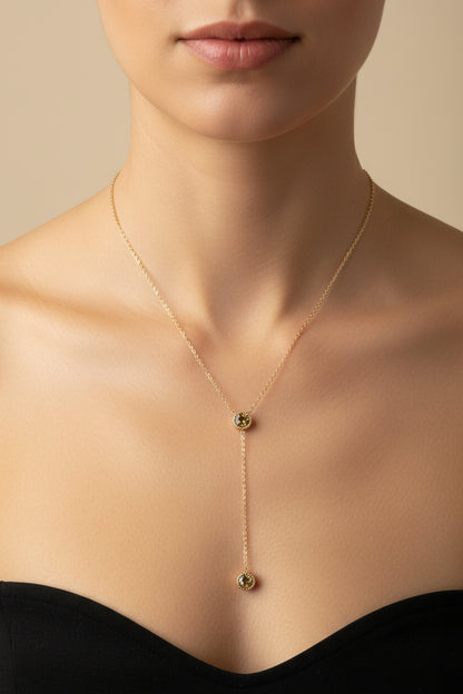 Collier Bohm Femme | Lariat Cristaux Swarovski® | 2 Modèles