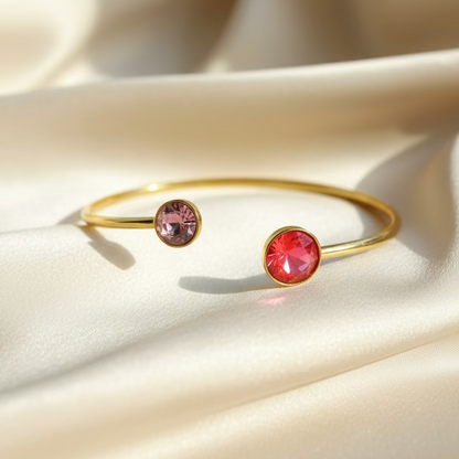 Bracelet jonc fin cristaux Swarovski® – Collection Bohm