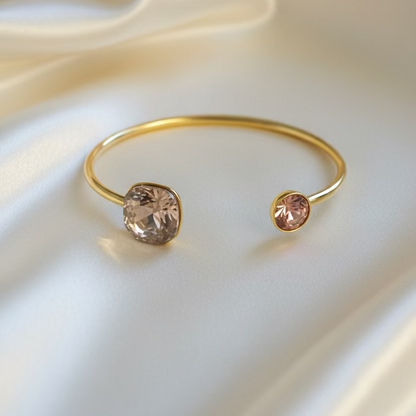Bracelet jonc fin cristaux Swarovski® – Collection Bohm