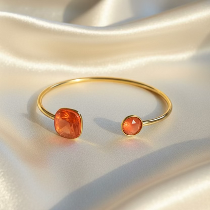 Bracelet jonc fin cristaux Swarovski® – Collection Bohm