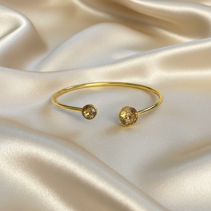 Bracelet jonc fin cristaux Swarovski® – Collection Bohm