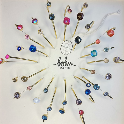 Bracelet jonc fin cristaux Swarovski® – Collection Bohm