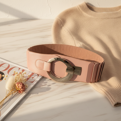 Ceinture Élastique Femme | Boucle Design 5 Coloris Confort | Da Cinzia