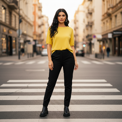 Pull Femme Manches Courtes | Style Moderne Plusieurs Coloris | Da Cinzia