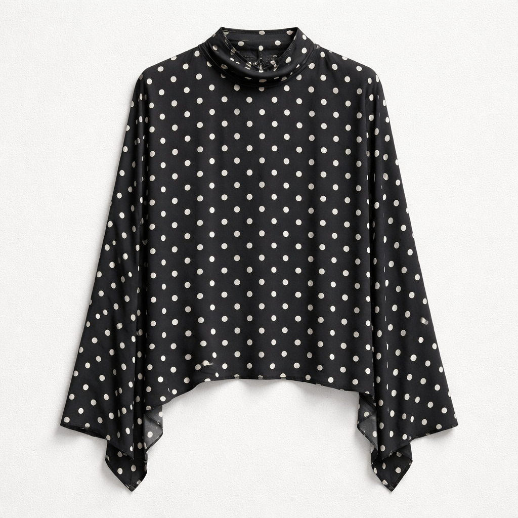 Women's Lightweight Long Sleeve Blouse with Sheer Effect