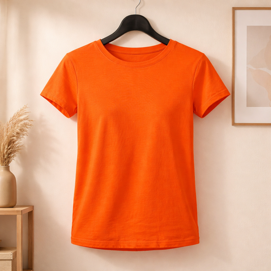 T-Shirt Femme Basique | 3 Coloris | Taille Unique 36-40 | Coton | Da Cinzia