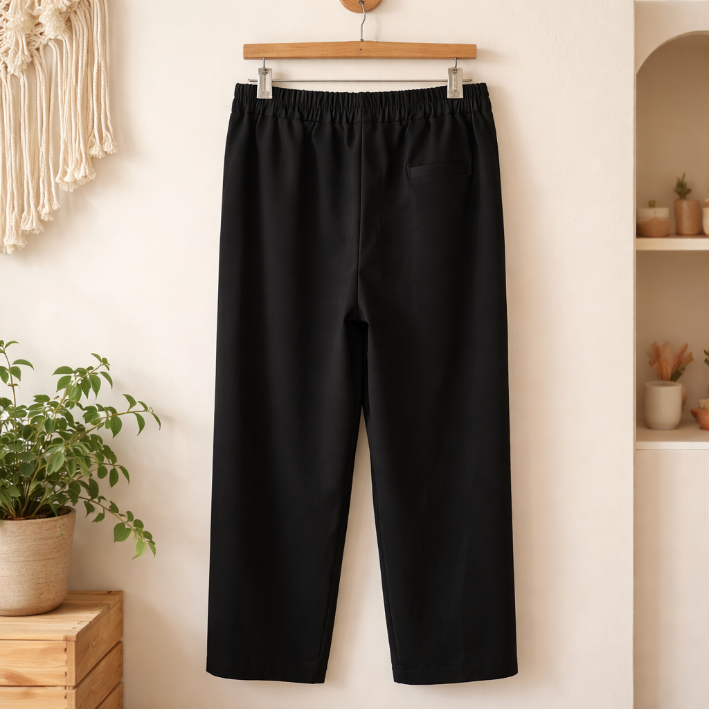 Pantalon Élégant L&A - Taille Haute Fluide | Da Cinzia