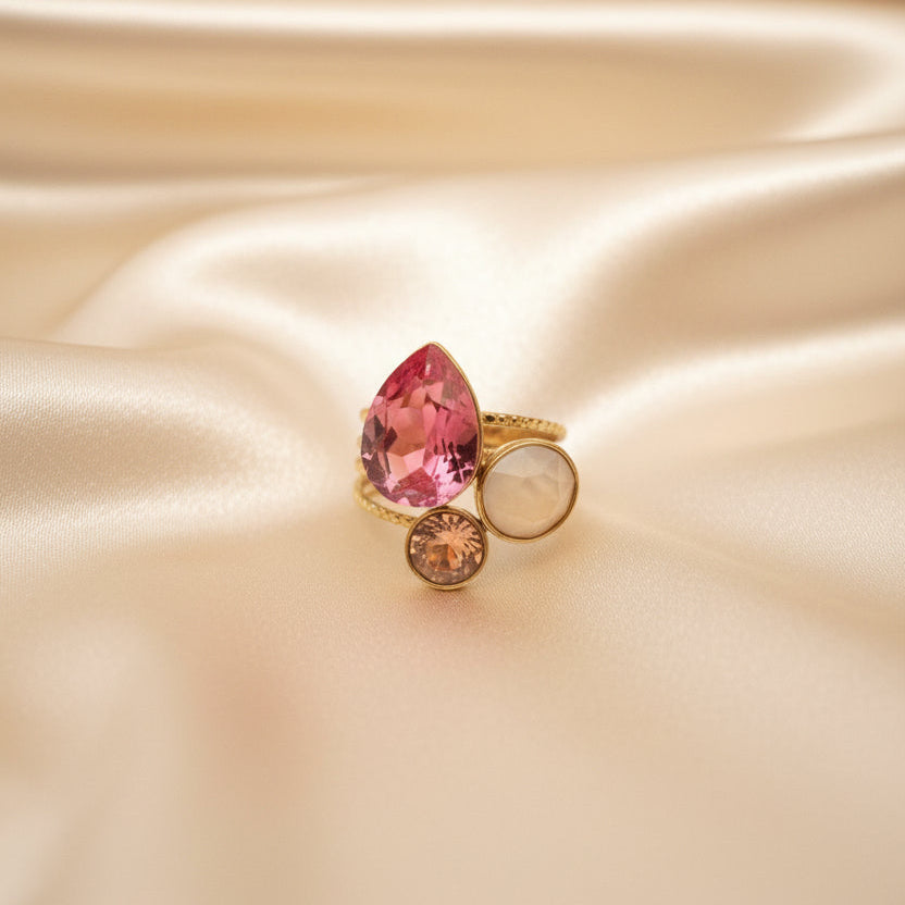 Bague Collection Bohm Femme | Cristaux Multicolores | 23 Modèles | Da Cinzia
