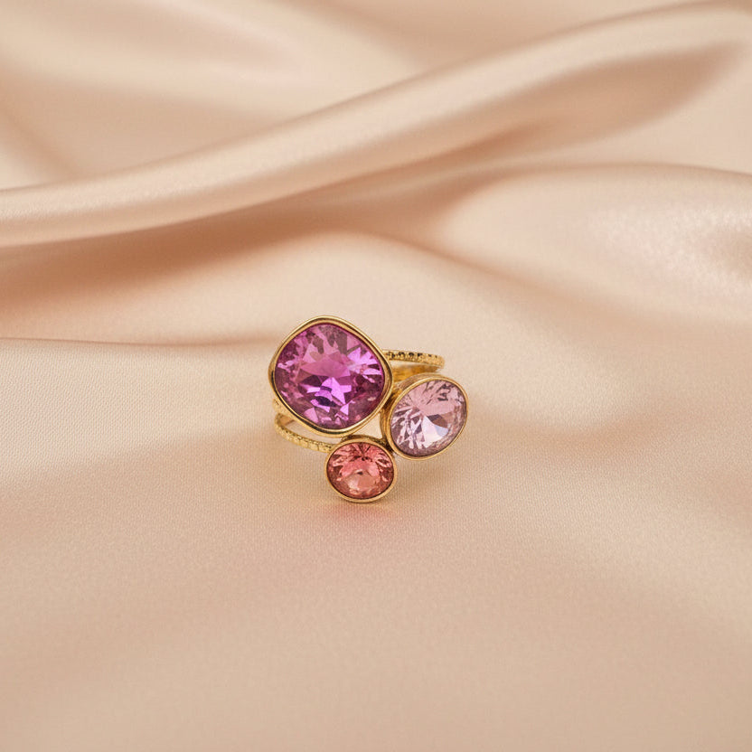 Bague Collection Bohm Femme | Cristaux Multicolores | 23 Modèles | Da Cinzia