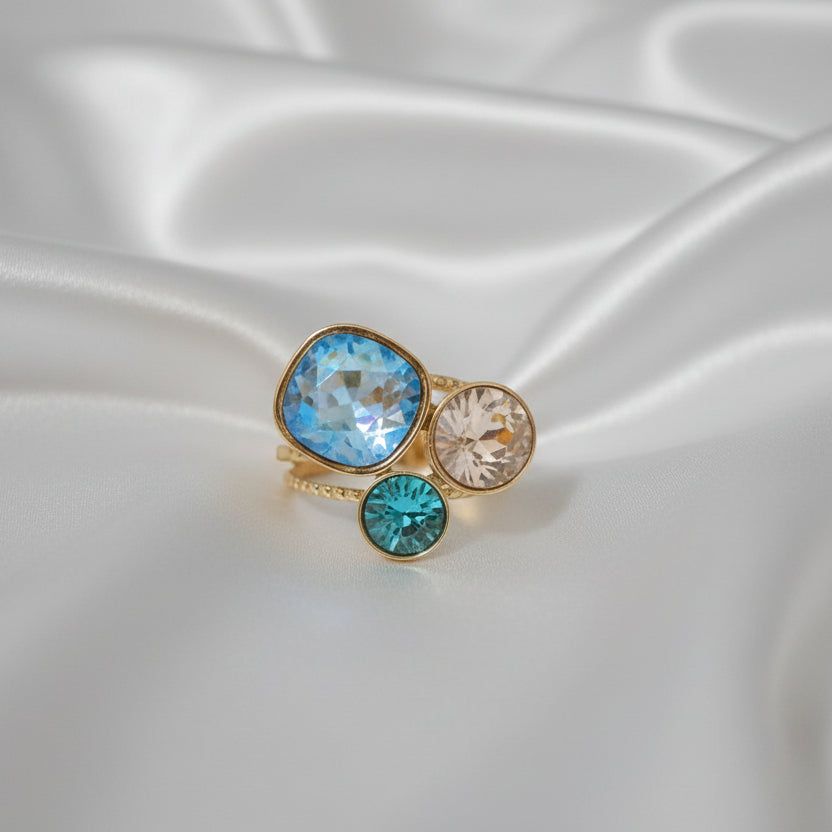Bague Collection Bohm Femme | Cristaux Multicolores | 23 Modèles | Da Cinzia