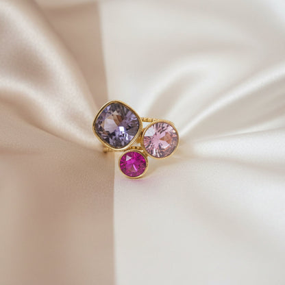 Bague Collection Bohm Femme | Cristaux Multicolores | 23 Modèles | Da Cinzia