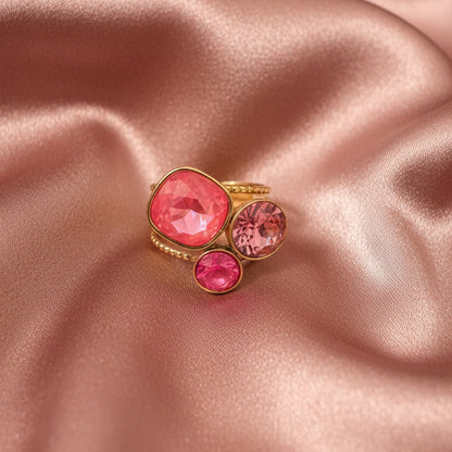 Bague Collection Bohm Femme | Cristaux Multicolores | 23 Modèles | Da Cinzia