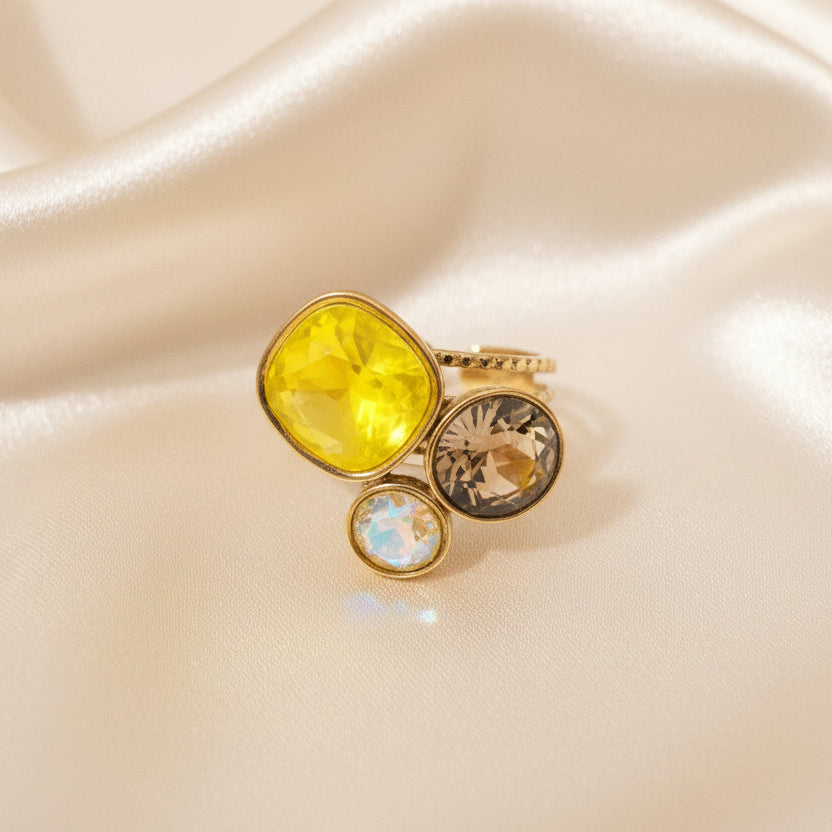 Bague Collection Bohm Femme | Cristaux Multicolores | 23 Modèles | Da Cinzia