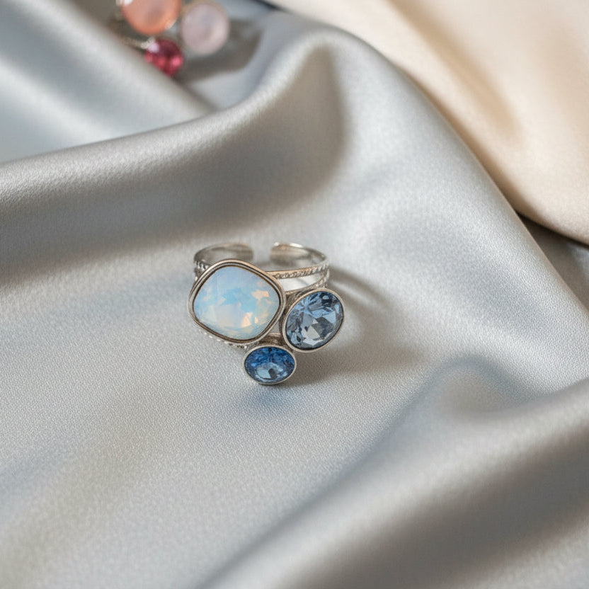 Bague Collection Bohm Femme | Cristaux Multicolores | 23 Modèles | Da Cinzia