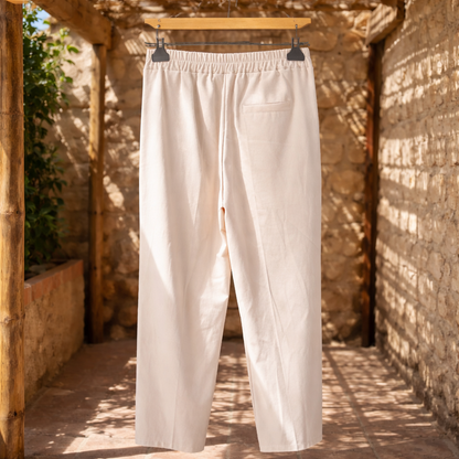 Pantalon Élégant L&A - Taille Haute Fluide | Da Cinzia