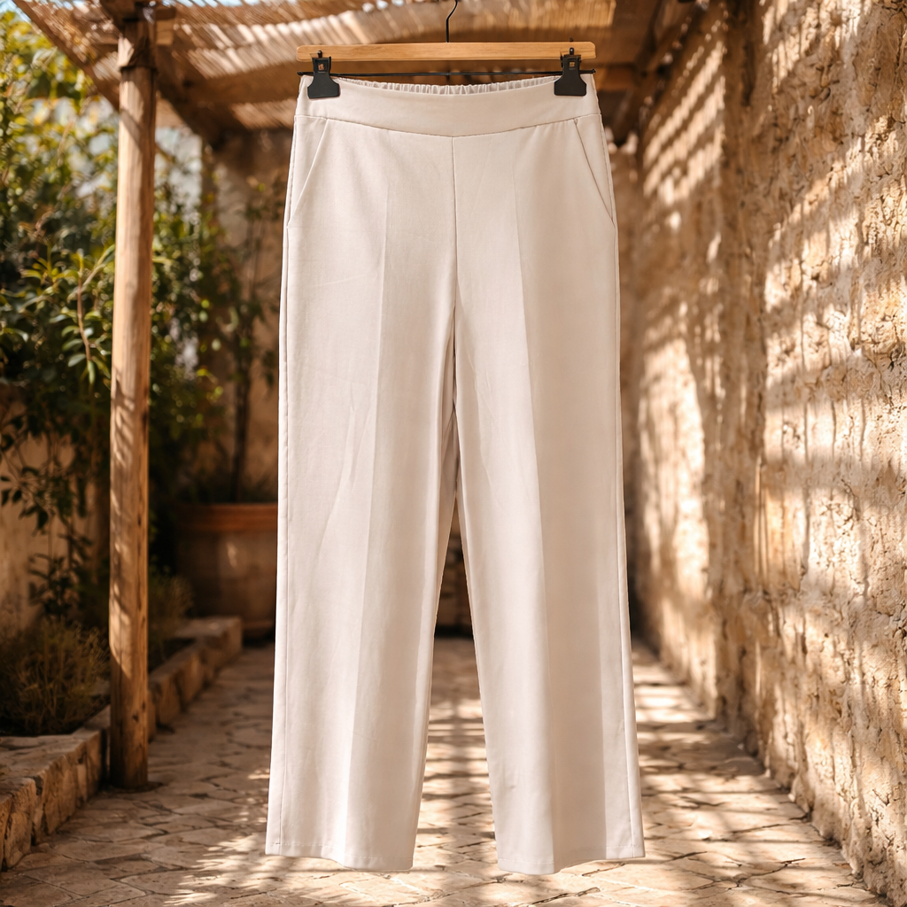 Pantalon Élégant L&A - Taille Haute Fluide | Da Cinzia