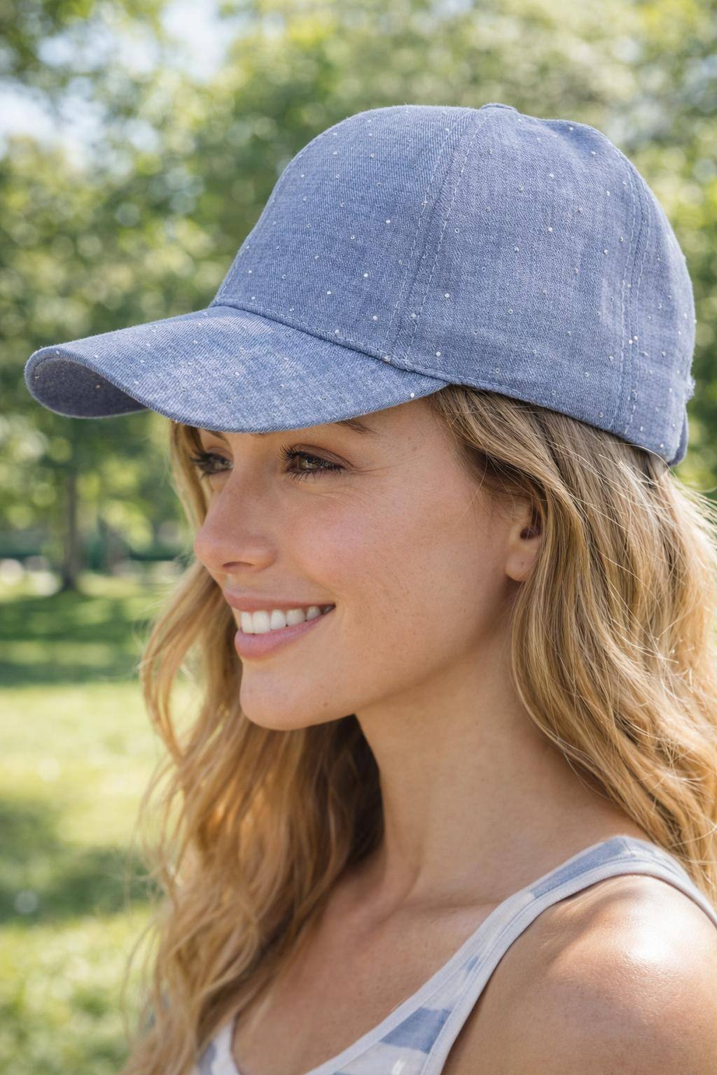 Casquette à Strass – 6 Coloris au Choix