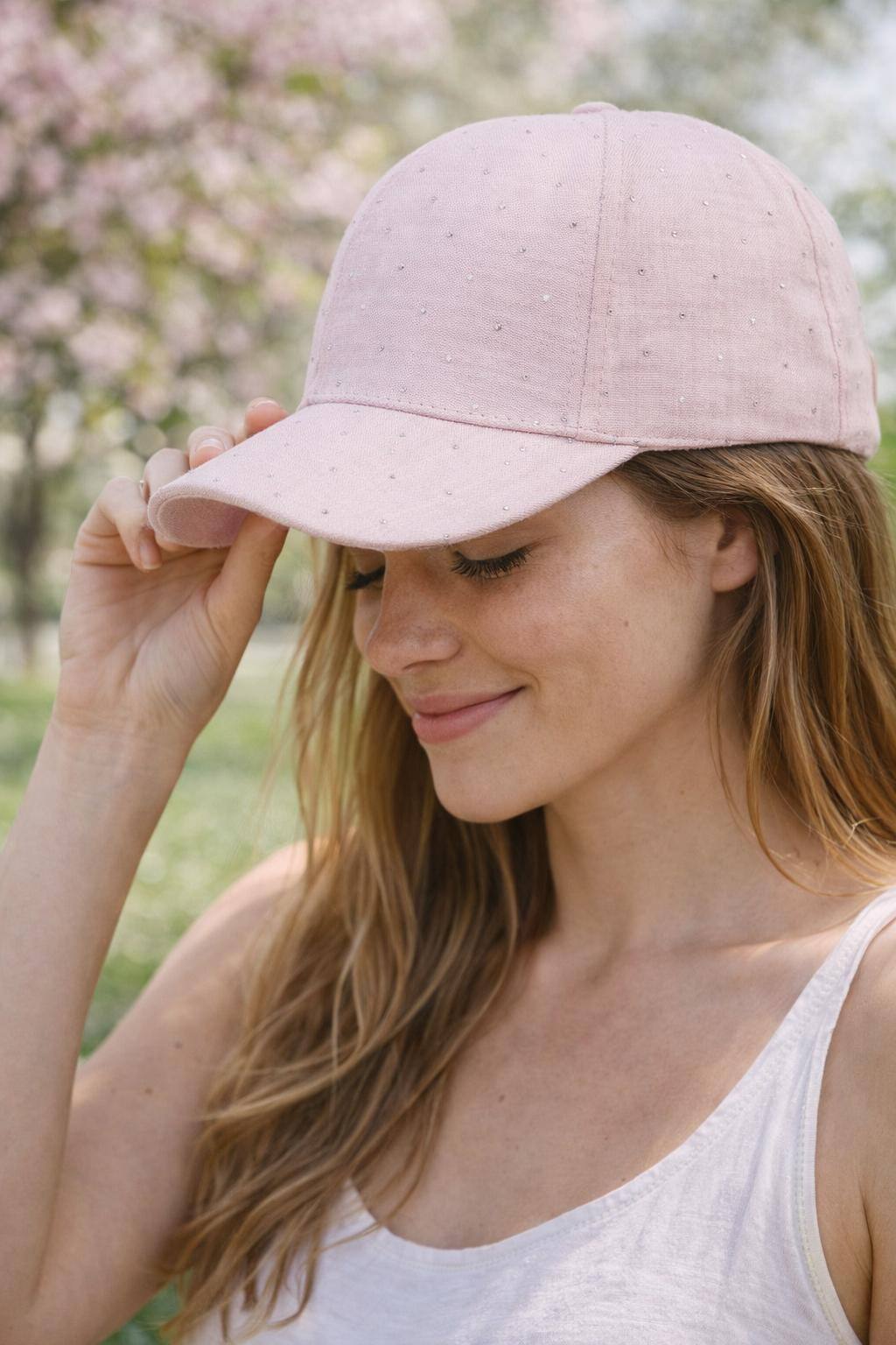 Casquette à Strass – 6 Coloris au Choix