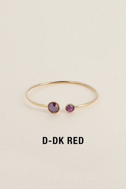 Bracelet jonc fin cristaux Swarovski® – Collection Bohm