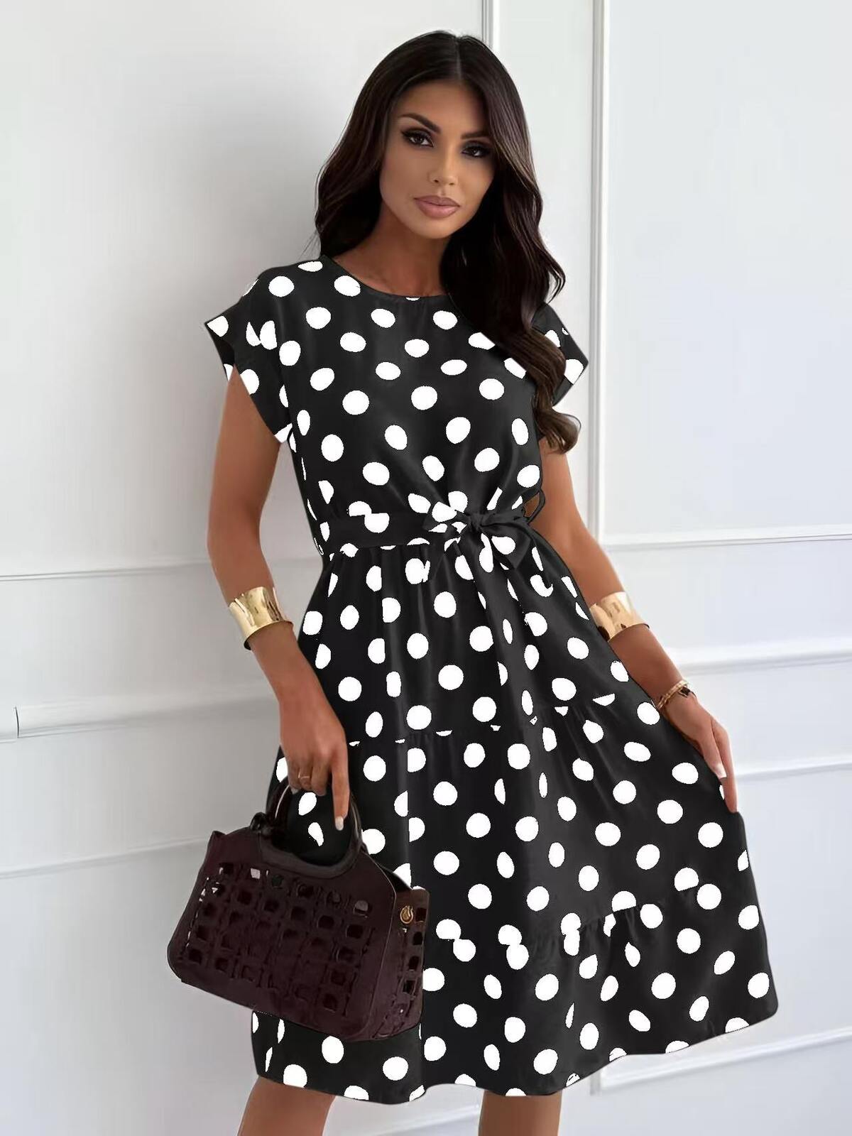 Robe Imprimé Pois Femme – Collection PS/ÉTÉ 2026