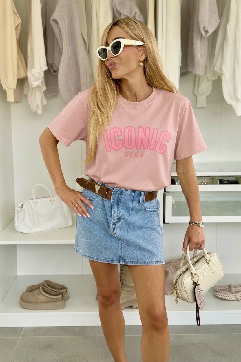 T-Shirt Iconic Club – 4 Coloris au Choix