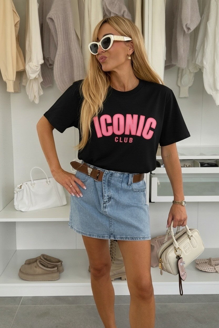 T-Shirt Iconic Club – 4 Coloris au Choix
