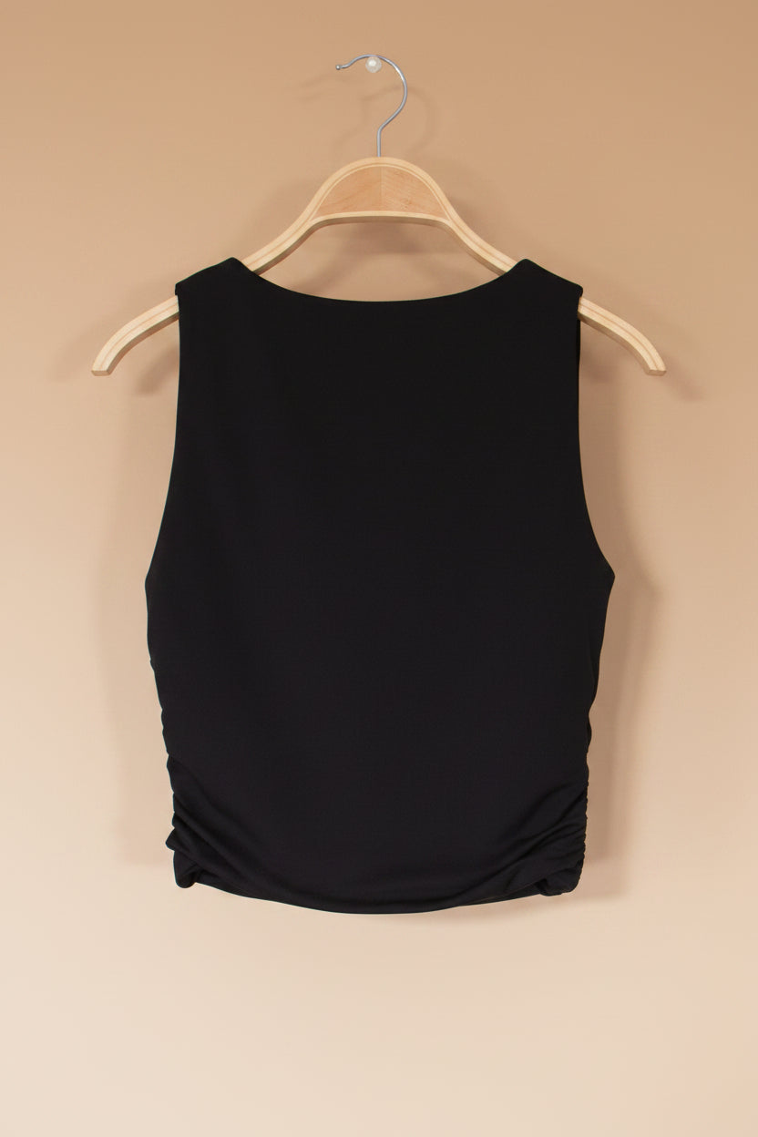 Top Sans Manches Col Rond Stretch Doublé — VAN DER ROCK