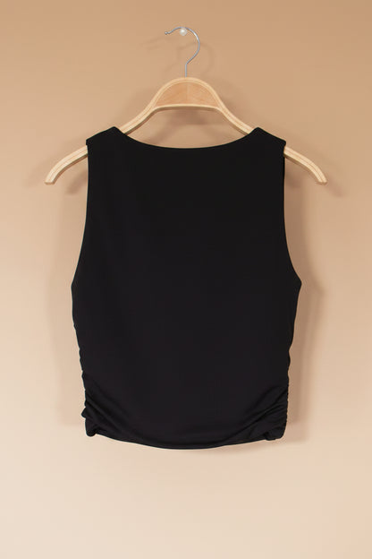 Top Sans Manches Col Rond Stretch Doublé — VAN DER ROCK